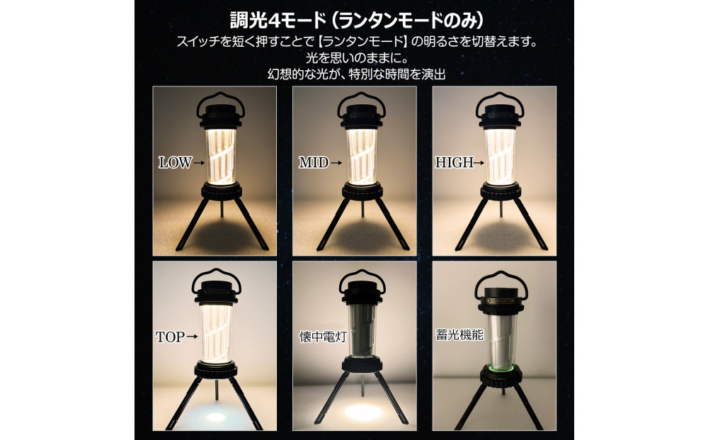 充電式 LEDメタルランタン  折り畳み式ソーラーパネルセット CB-C18W01G