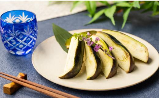 ＜先行予約＞大阪泉州水なすのぬか漬け６個（天然塩使用）