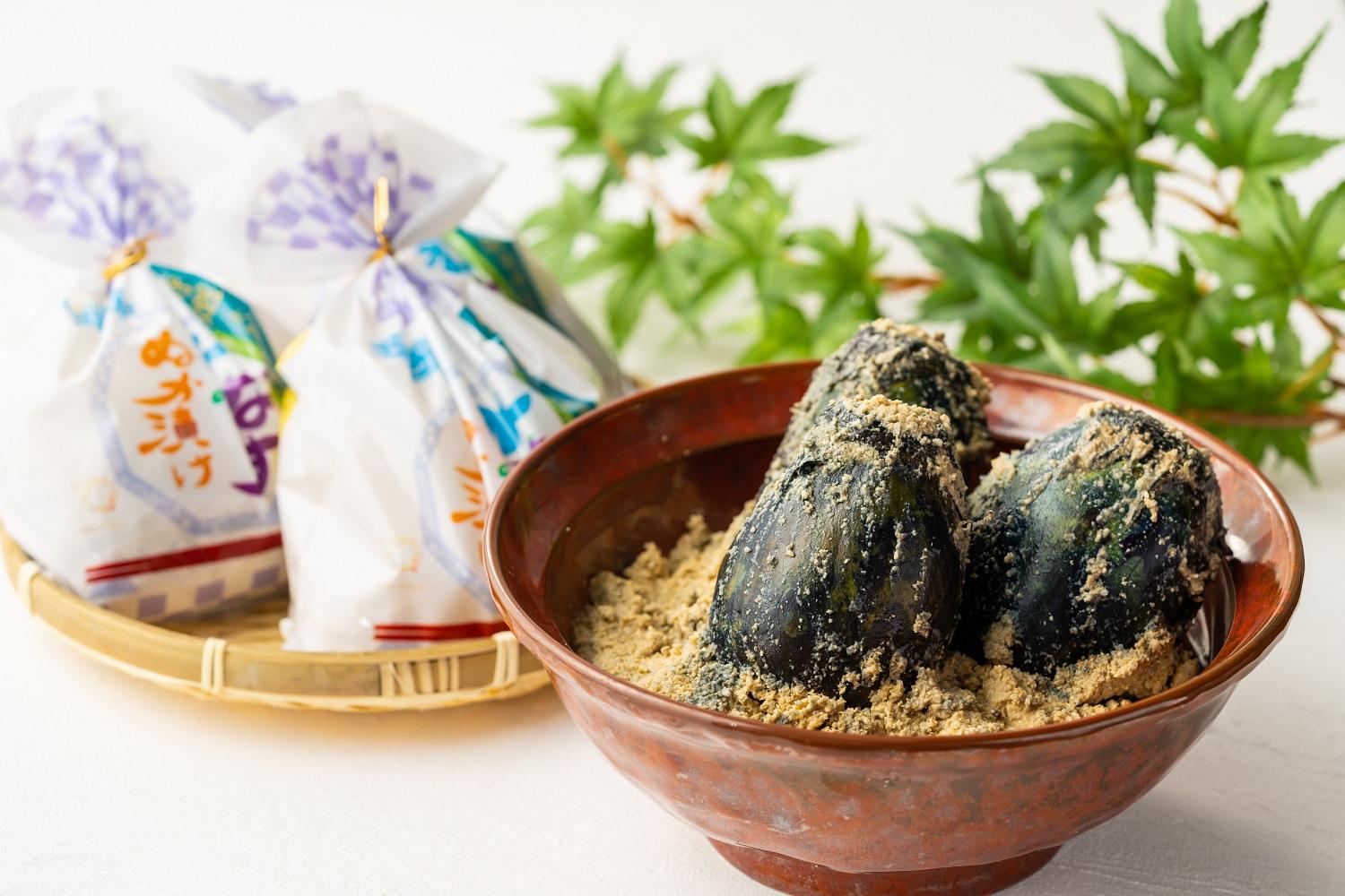 ＜先行予約＞大阪泉州水なすのぬか漬け３個・泉州新玉葱の浅漬け３個セット