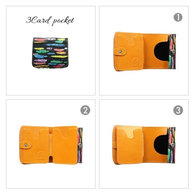 クアトロガッツ ミニ財布 小さいふ。コンチャ LGBT 栃木レザー