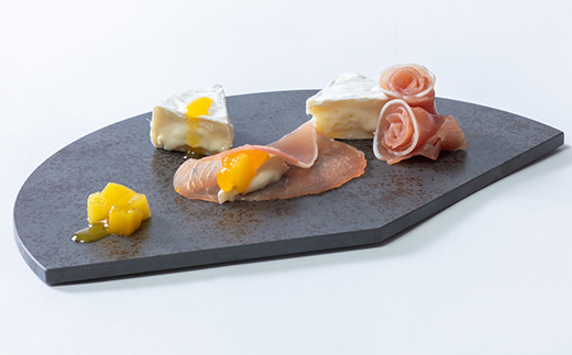 タイルプレート　セラミック製　グレー