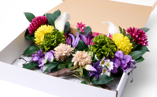 アート創作仏花兼用墓花(1対)2本組