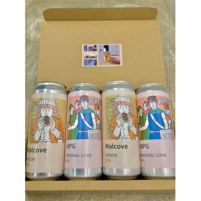 こだわりのクラフトビール2種4缶セット【配送不可地域：離島】