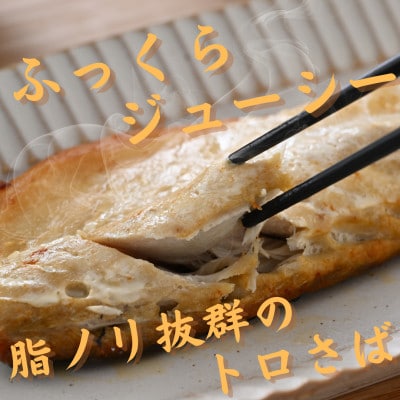 【骨取り】無添加トロさばフィーレ 無塩 5切(約550g)【配送不可地域：離島】