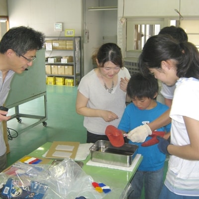 オリジナル金型作成(1個)+ゴム製造体験(5名様まで)