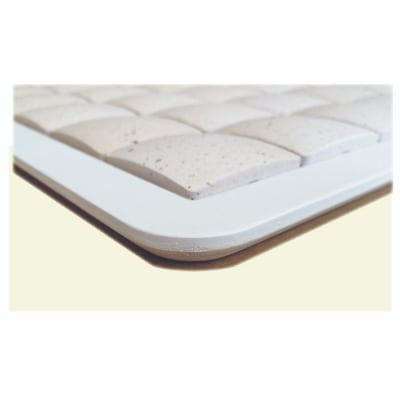 珪藻土タイルバスマット ホワイトS