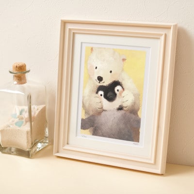 イラスト作家「菜生」アートフレーム〈ぎゅみっ〉ぺん＆くま