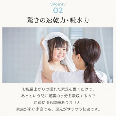 PUREREFRE 珪藻土バスマット L BL