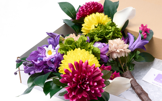 アート創作仏花兼用墓花(1対)2本組