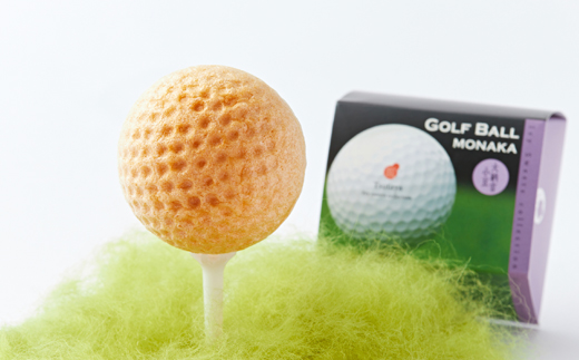 ゴルフボールもなか　6ヶ入り　ゴルフコンペの景品やゴルフ好きな方へのご贈答にもオススメです。