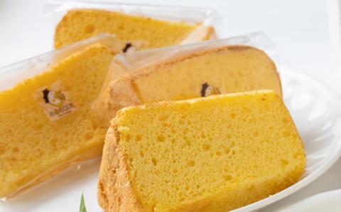 茨木市発!なめらかバスクチーズケーキプレーン(4号サイズ)　茨木シフォンケーキ　プレーン　8個入り【配送不可地域：離島】