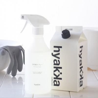 【泡石鹸スプレー for house-keep(本体×1＆詰替用×2パック)】住居周りのお掃除に便利