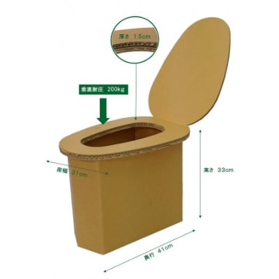 【茨木市】防災用品　簡易トイレセット　マックス