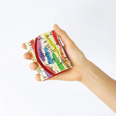クアトロガッツ ミニ財布 小さいふ。ペケーニョ LGBT 栃木レザー