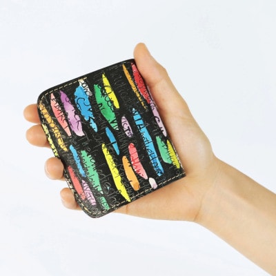 クアトロガッツ ミニ財布 小さいふ。コンチャ LGBT 栃木レザー