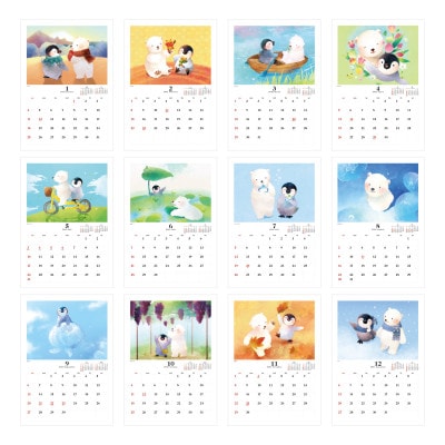 2026菜生ぺん＆くまカレンダー