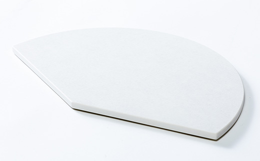 タイルプレート　セラミック製　ホワイト