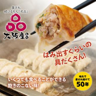 【大阪産(もん)名品】雁飯店の生餃子(冷凍)96個餃子(たれなし)【配送不可地域：離島】