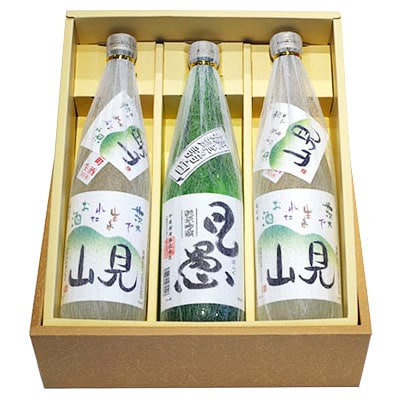 茨木の地酒「見山」「凡愚」720ml 3本セット【配送不可地域：離島】