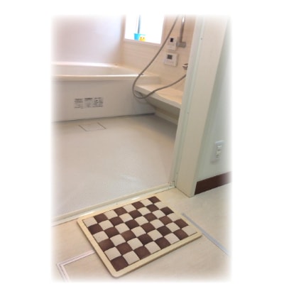 珪藻土タイルバスマット クリアS