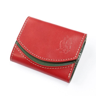 【ちゃんと地球に還る革】クアトロガッツ ミニ財布 小さいふ。ペケーニョ トマト 栃木レザー