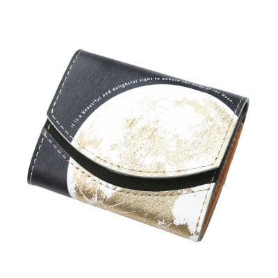 【月ファン必見】クアトロガッツ ミニ財布 小さいふ。ペケーニョ 月面着陸MoonLanLanding