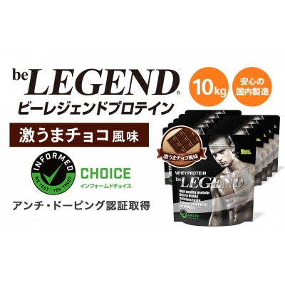 ビーレジェンド WPCプロテイン 激うまチョコ風味 1kg×10袋セット