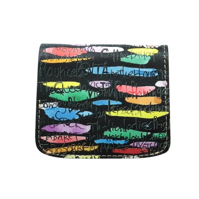 クアトロガッツ ミニ財布 小さいふ。コンチャ LGBT 栃木レザー