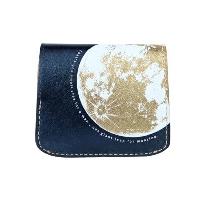 クアトロガッツ ミニ財布 小さいふ。コンチャ 月面着陸 JAPANレザー