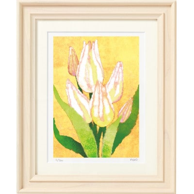イラスト作家「菜生」アートフレーム〈チューリップC〉花