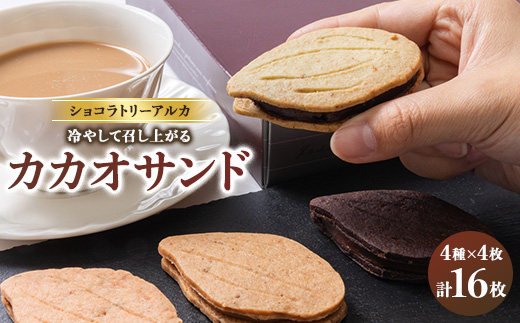 カカオサンド　16個入り【配送不可地域：離島】