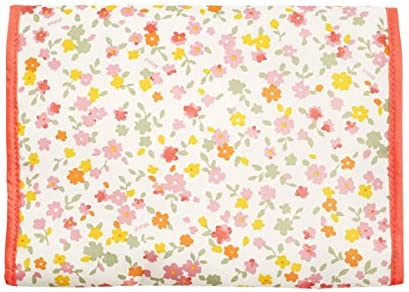 A280 ミキハウス オレンジお花柄 おむつポーチ