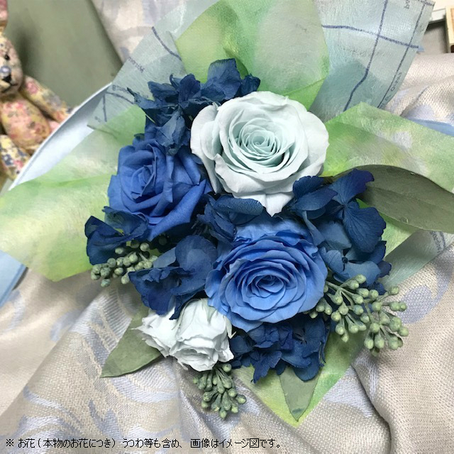 B207　プリザーブドフラワー　リラックス（気持ちが静まり落ち着く効果が期待される）