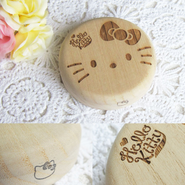 B265(ピンク)　サンリオキャラクターズ　ハローキティ　乳歯ケース　【内フタ：ピンク】