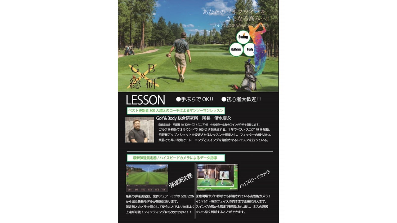 C204　Golf&Body総合研究所　クラブ診断・クラブフィッティング券