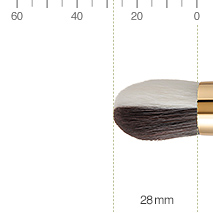 C208 BISYODO メイクブラシ(リキッドファンデーションブラシ 丸平)B-LF-01