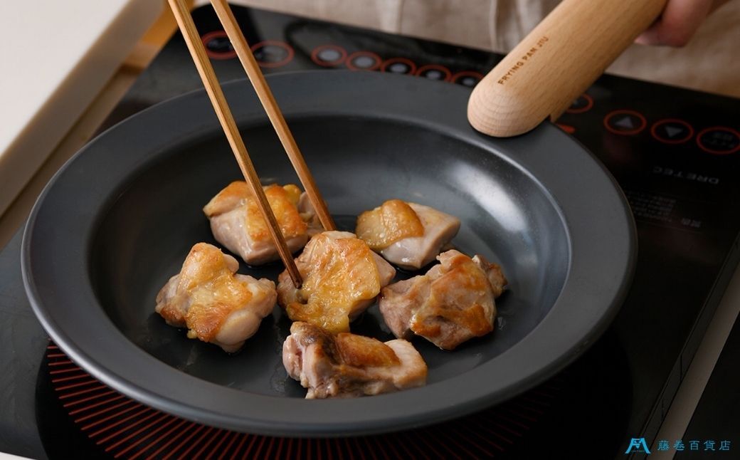 D176【藤田金属】藤巻百貨店限定 鉄フライパン ジュウ S&Mサイズ＋ビーチハンドルセット 藤巻百貨店