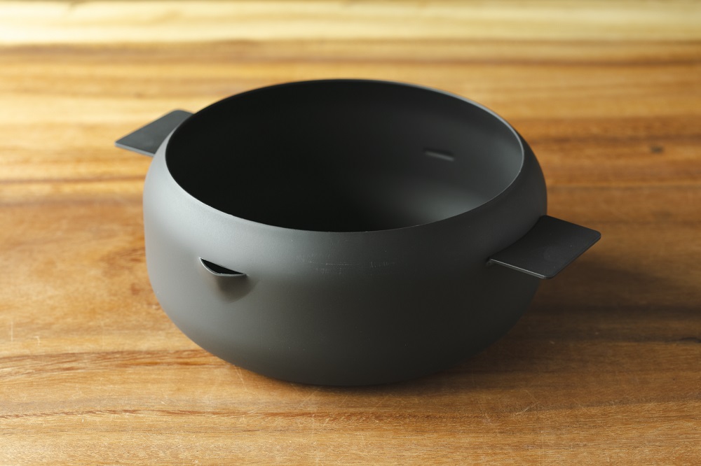 D186 ツレヅレハナコ×オレンジページ「ふたつき鉄製揚げ鍋 18㎝」