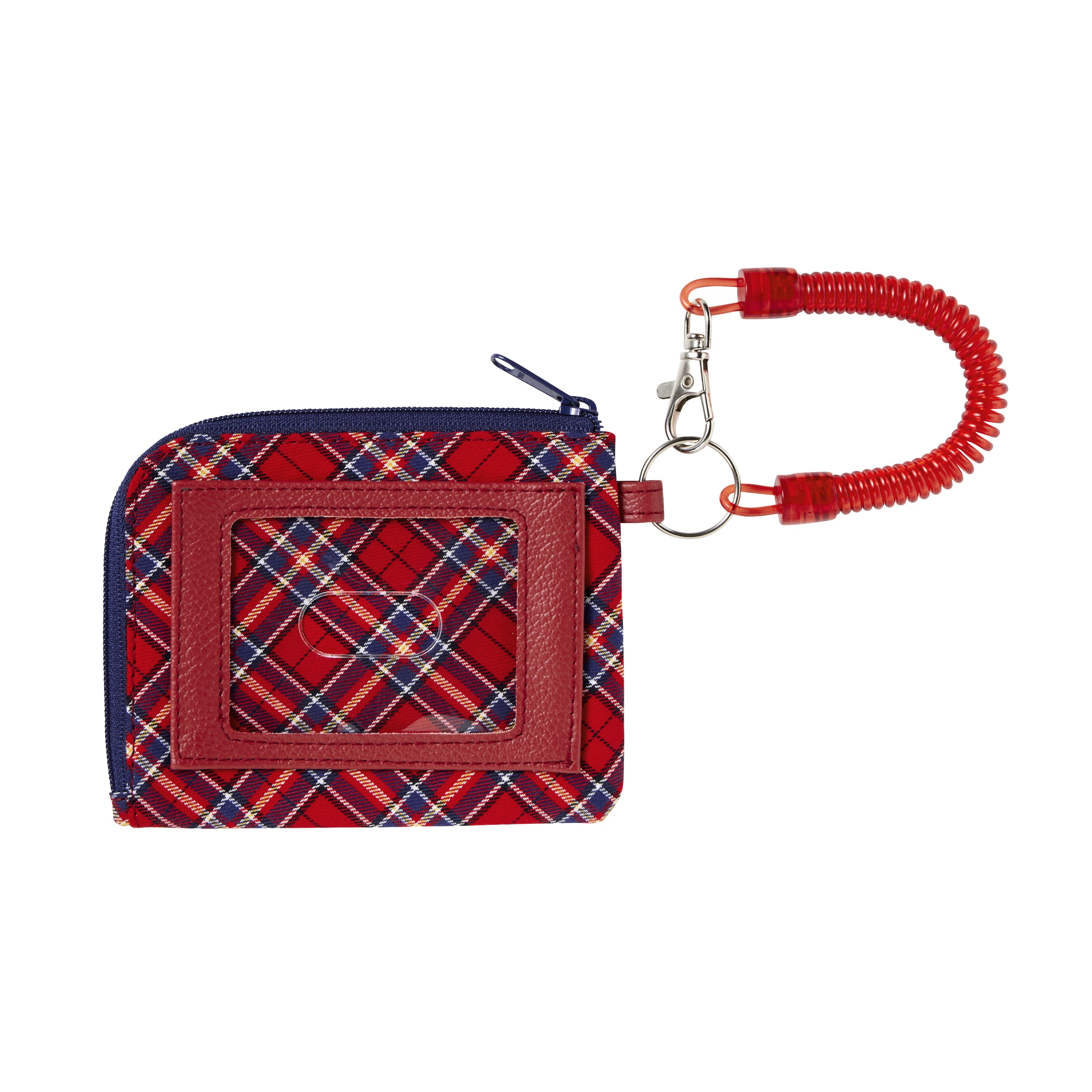 D206(赤×紺)ミキハウス パスケース（赤×紺）