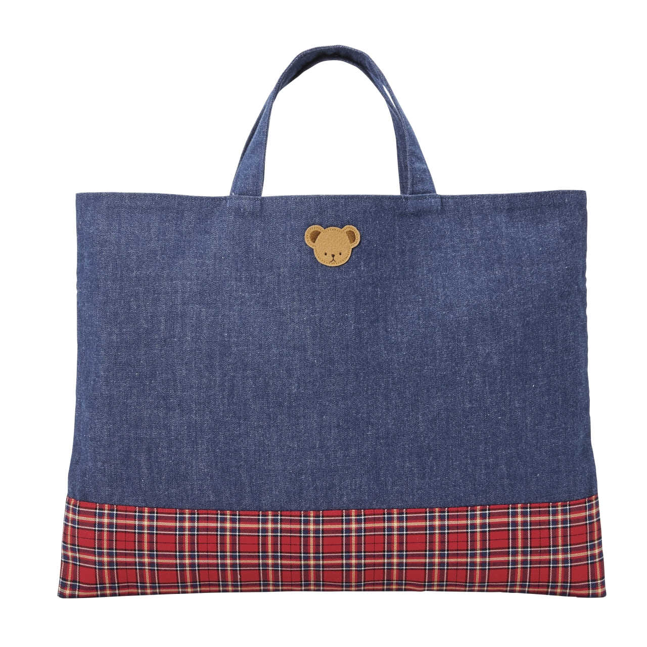 F158(赤)ミキハウス ミキハウスベア レッスンバッグ（赤）