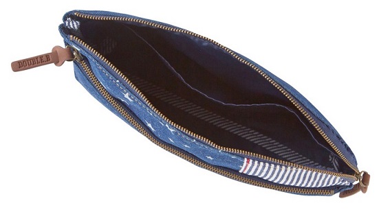 L101 ミキハウス ダブルB デニムマザーポーチ