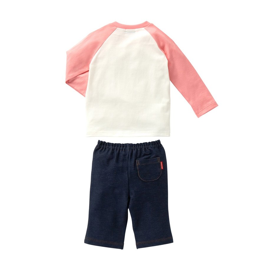 L105 ミキハウス うさこのお顔Tシャツセット