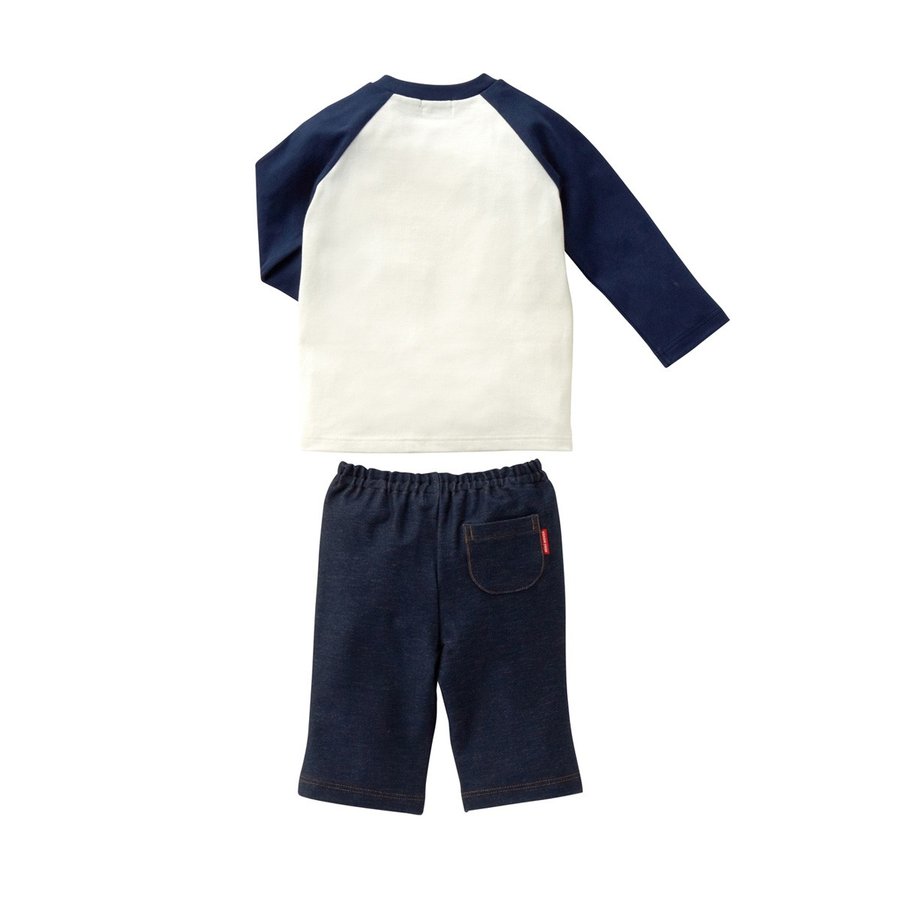 L106 ミキハウス プッチ―のお顔Tシャツセット