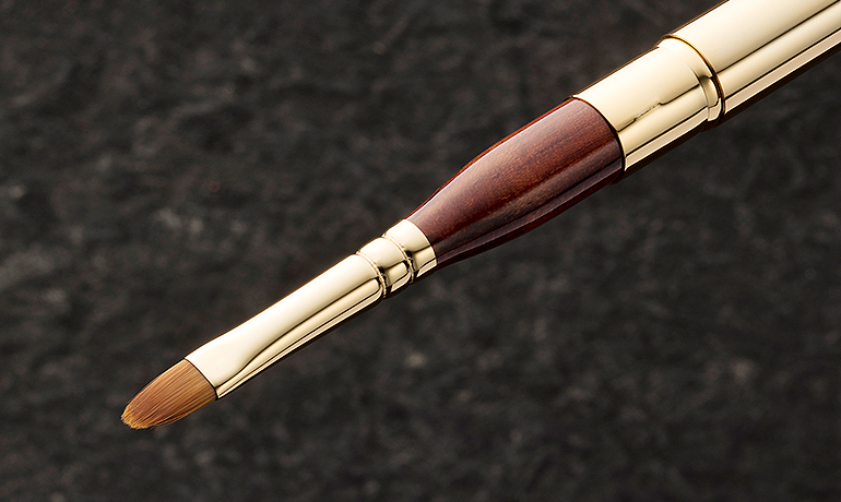 L110 BISYODO メイクブラシ(ダブルコンシーラーブラシ 丸平・丸)B-WC-01