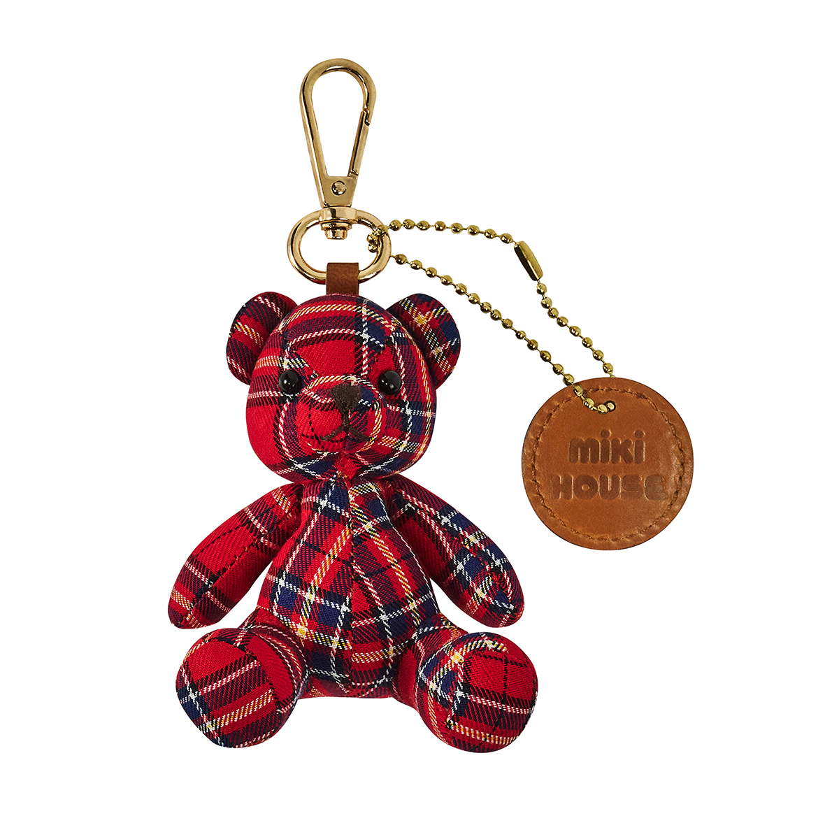 N103(赤) ミキハウス ミキハウスベア チャーム(赤)