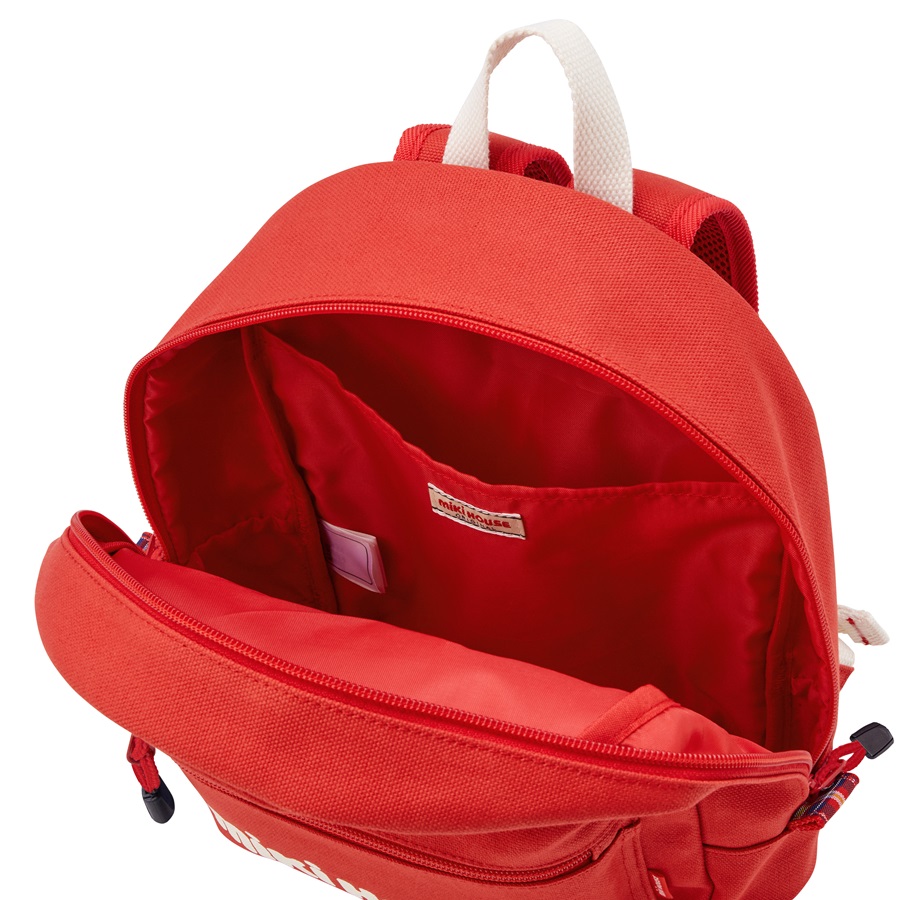 P105(赤) ミキハウス ミキハウスの大きなロゴリュック(赤)