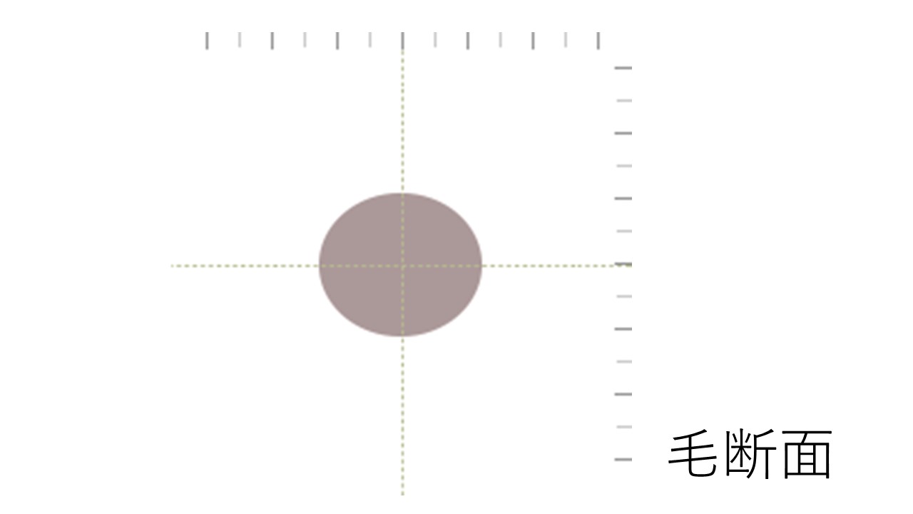 C208 BISYODO メイクブラシ(リキッドファンデーションブラシ 丸平)B-LF-01