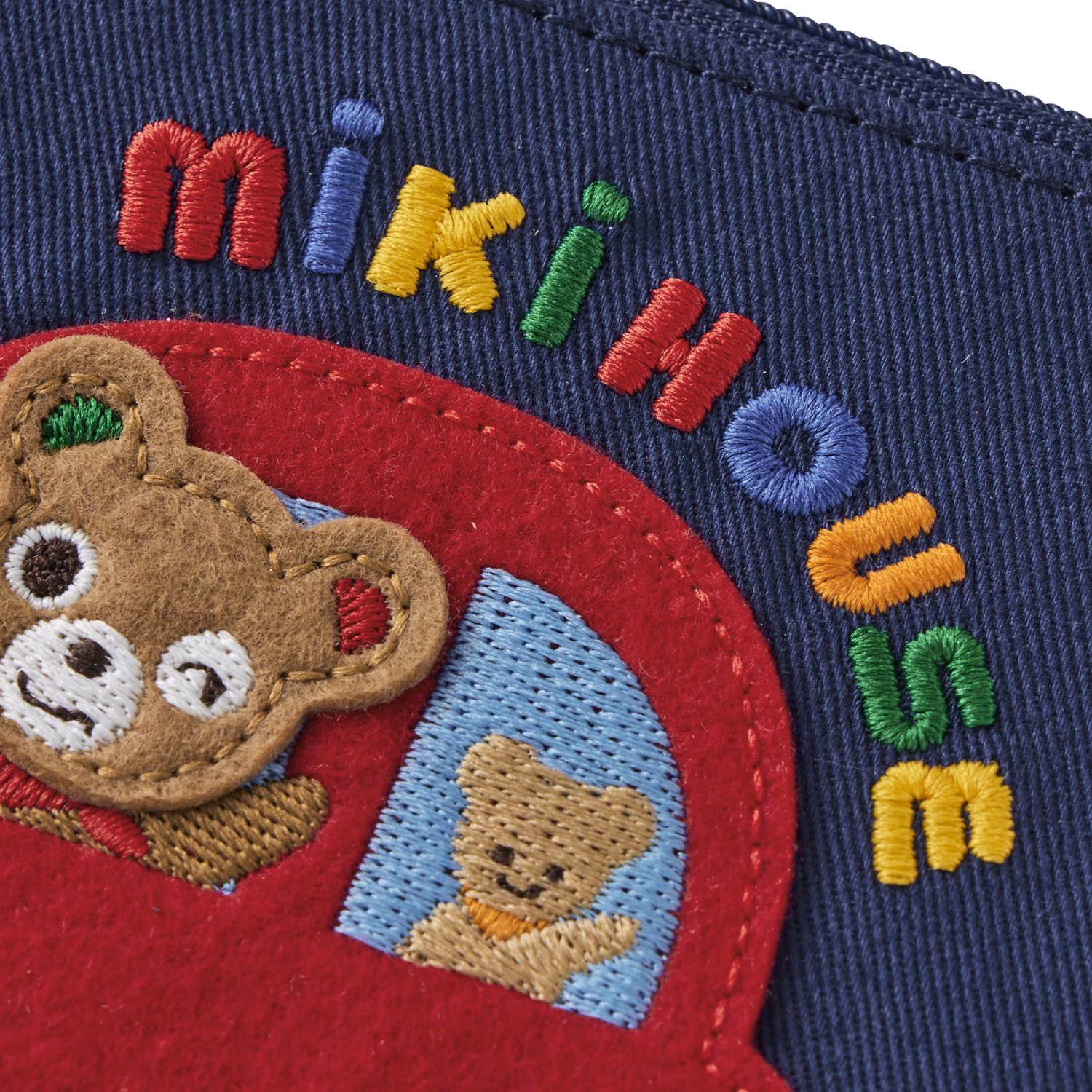 D206(紺)ミキハウス パスケース（紺）