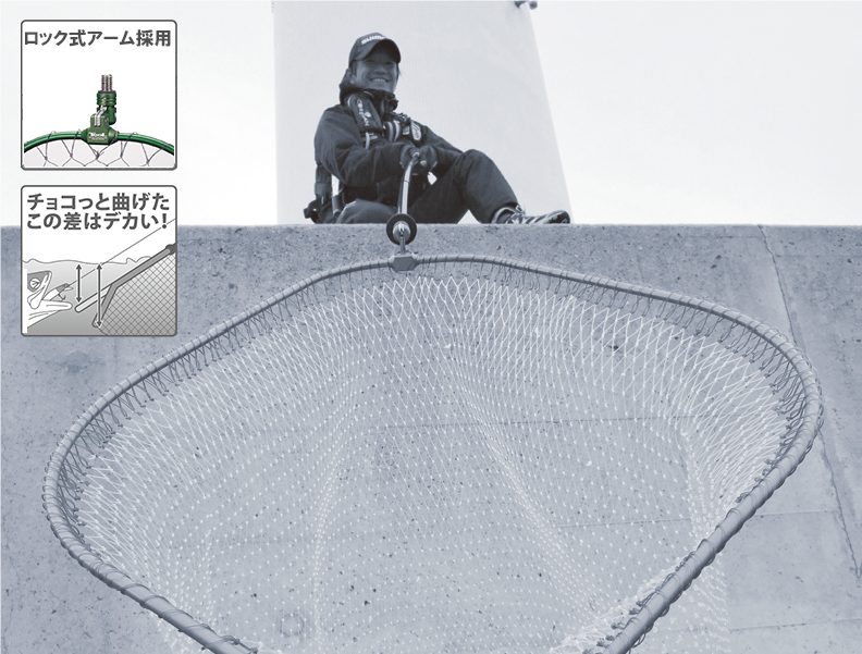 F130-5　ＴＯＯＬ ランディングフレームino“＋”(プラス) ロックタイプ　Ｌ（レッド/ホワイト）