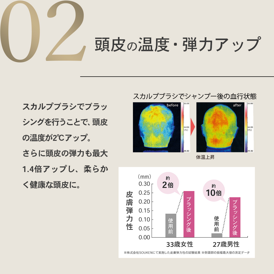 M116 スカルプブラシ　ワールドプレミアム（ロング　パープル）